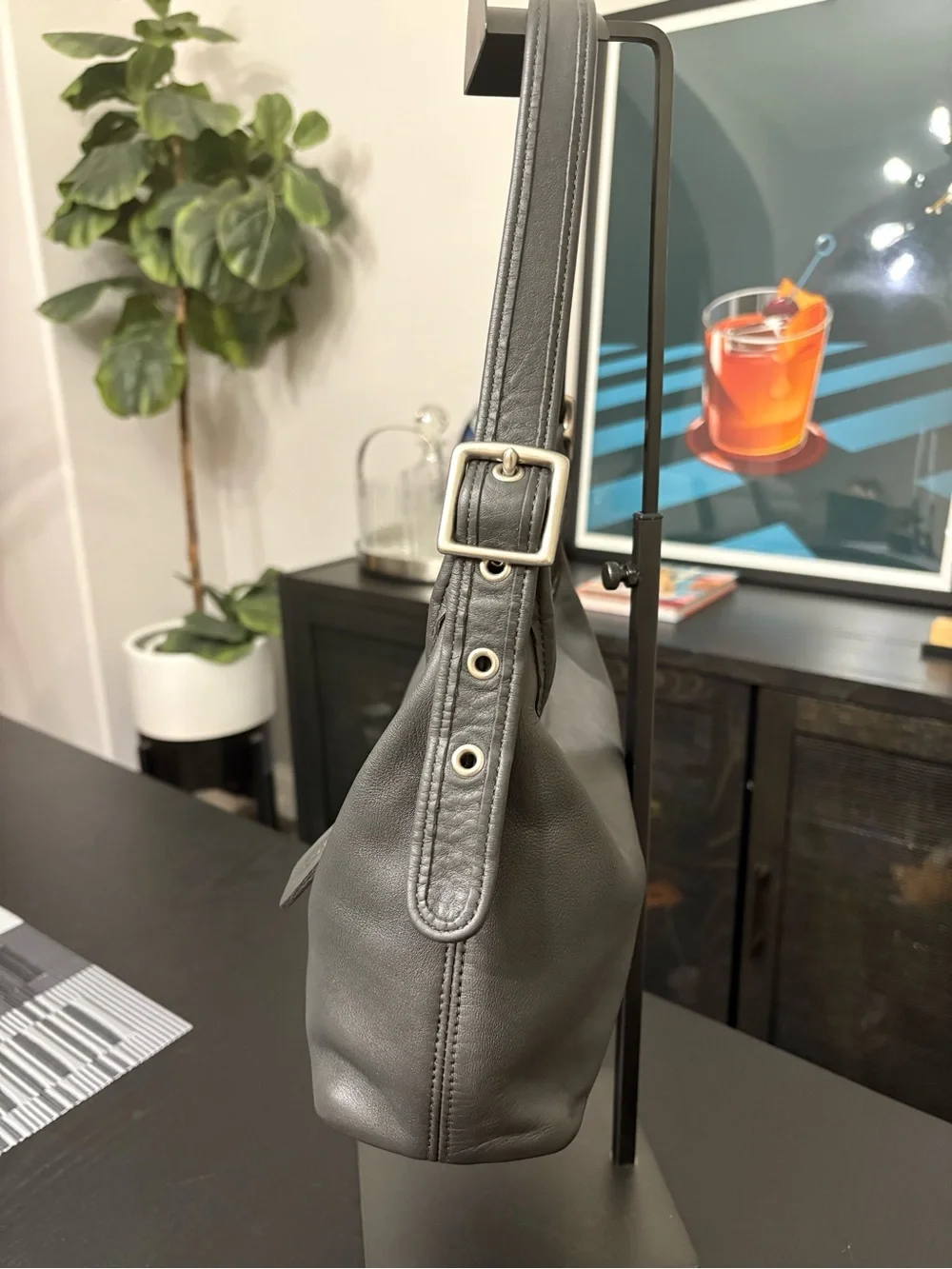 Gray ~ Vtg Coach Legacy, style # 9059